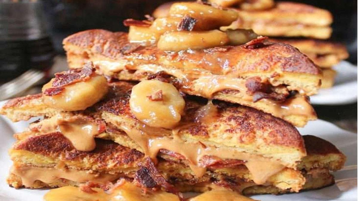 Banana French Toast and Fried Chicken Brunch at The Joyful Gourmet 